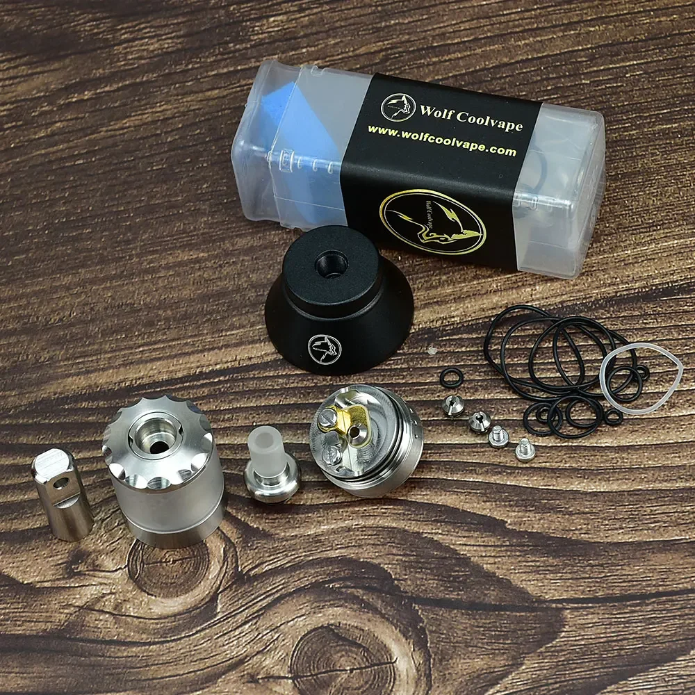 Vape Испаритель Hurricane 1,4 NG RTA 24 мм 3 мл 4 AirPins Бак