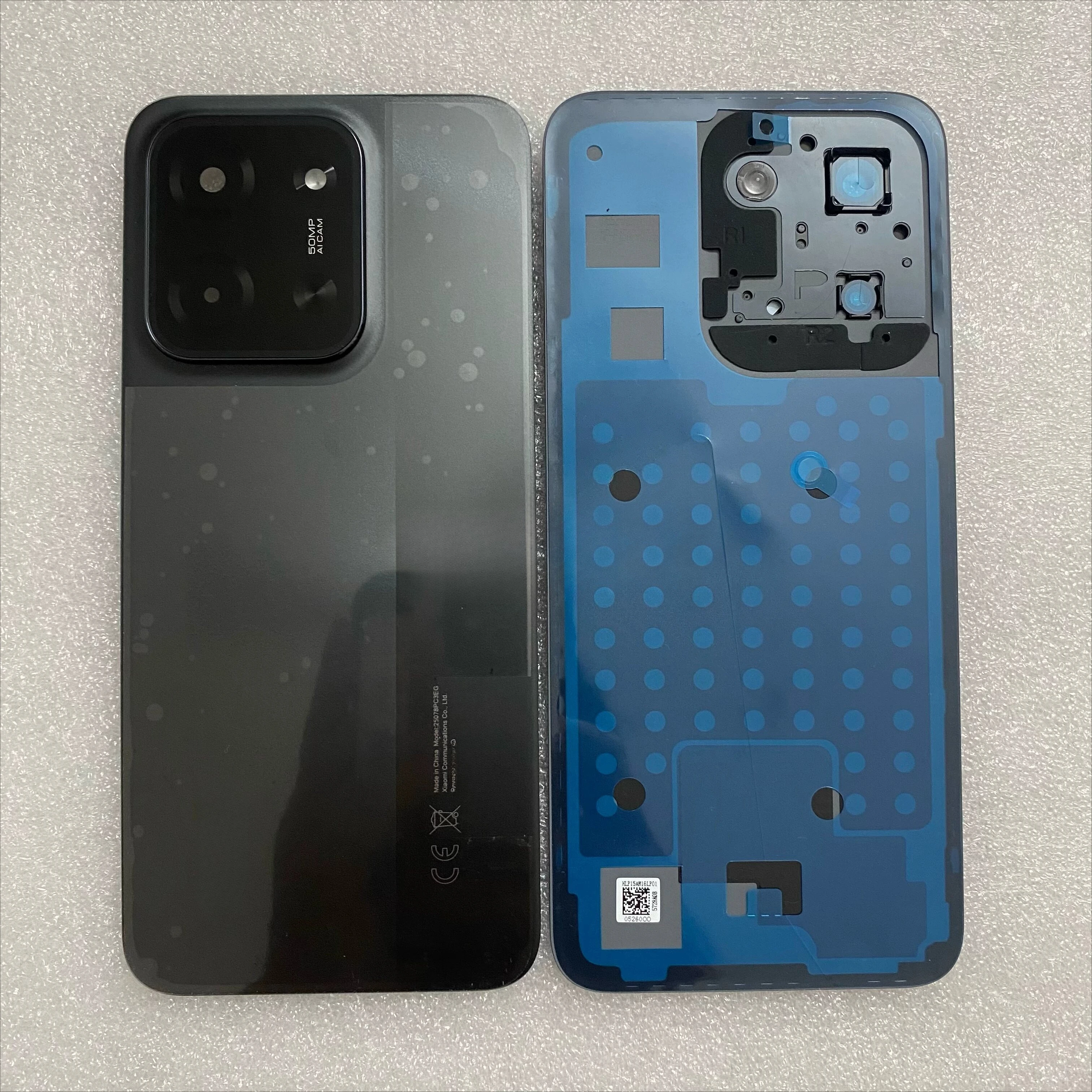 For Xiaomi Poco C85 25078PC3EG Back Battery Cover Rear Housing Door Glass Case With Adhesive Sticker