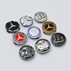 4PCS 75mm Car Wheel Center Cap coprimozzo accessori per Badge per Mercedes benz AMG C E S GLE CLC Class W204 W203 W205 W124 W221