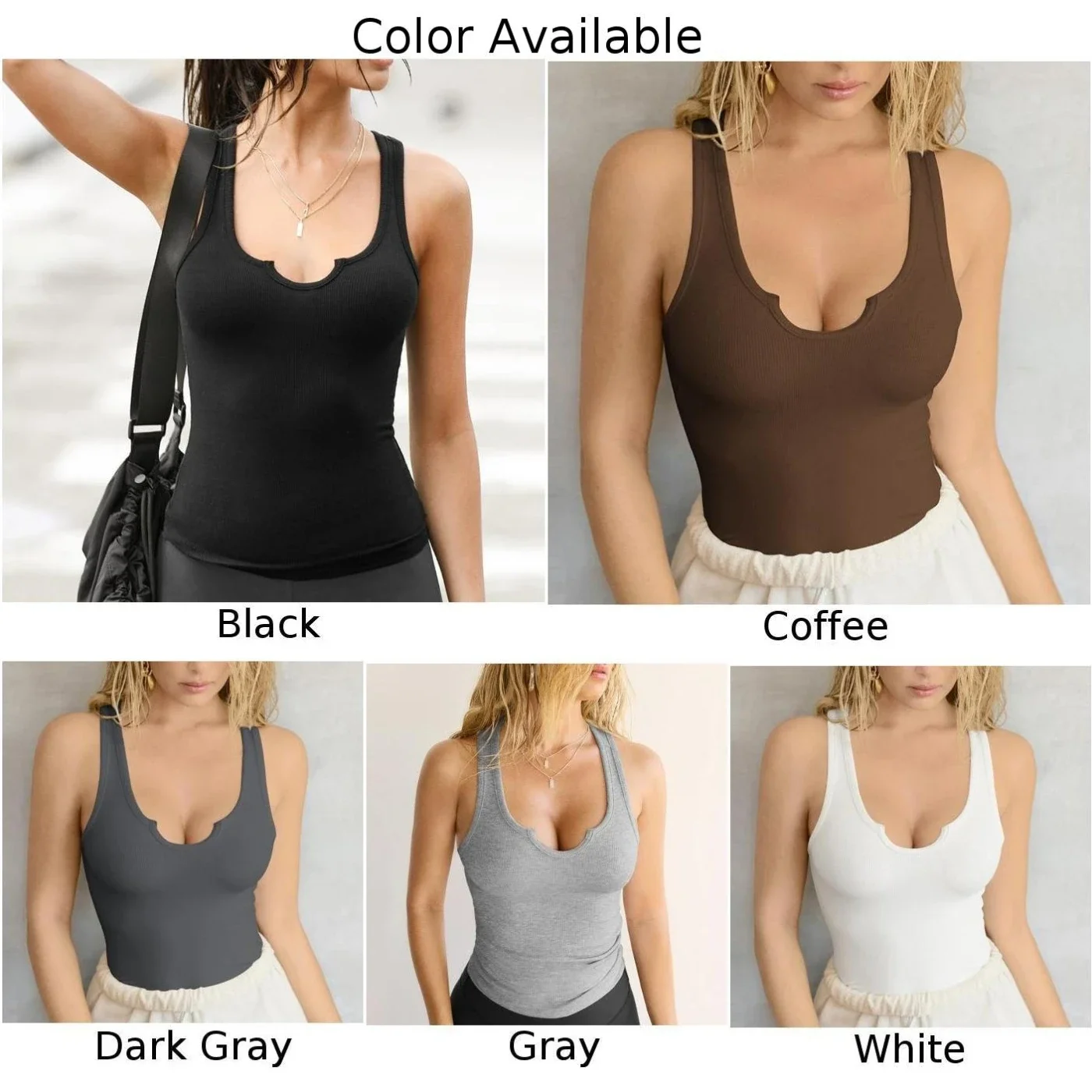 Casual Outing Casual Sports Vest High Stretch Casual Wear Sports Style Summer Inner Wear Regular Length Sleeveless Design