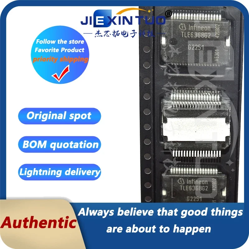 TLE6368G2 IC REG AUTO APPL 3OUT DSO-36 	 Automotive, AEC-Q100 Power Supply, Automotive Applications Voltage Regulator  3 Output
