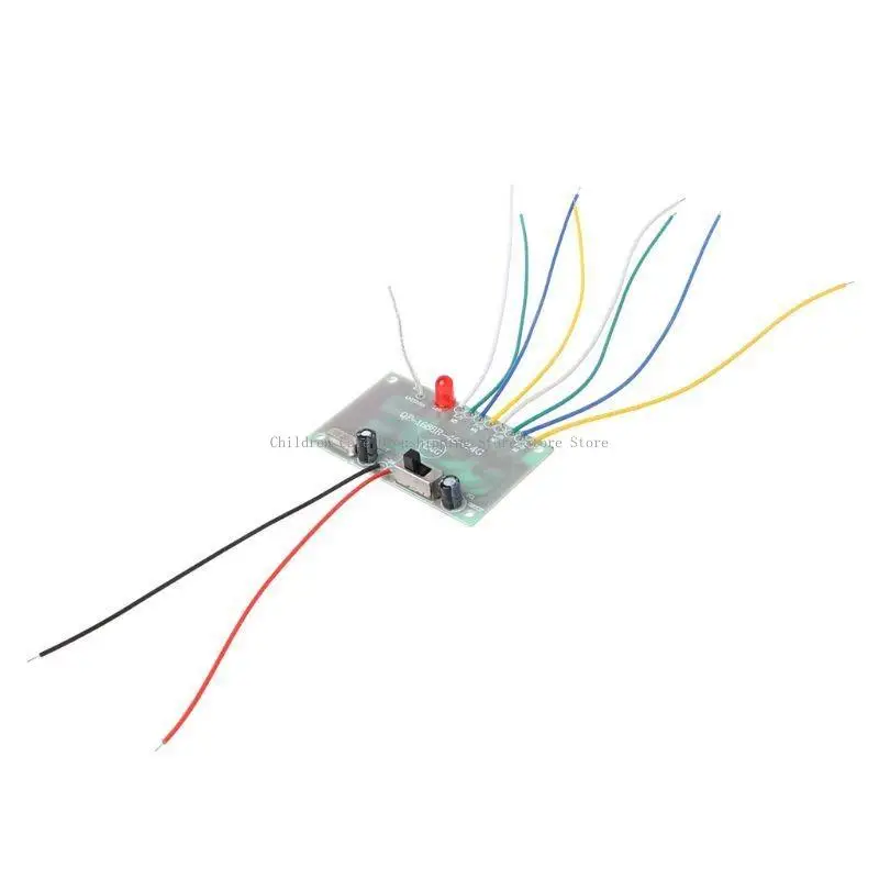 2,4 g telecomando 8CH con bordo ricevitore giocattolo fai-da-te per barca per auto a serbatoio 4-6v a