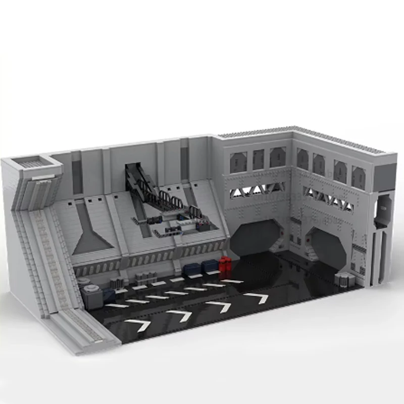 

NEW 7805PCS Famous star Movie scene MOC modular Imperi fighter Hangar model DIY creative ideas Child Toy Gift building blocks