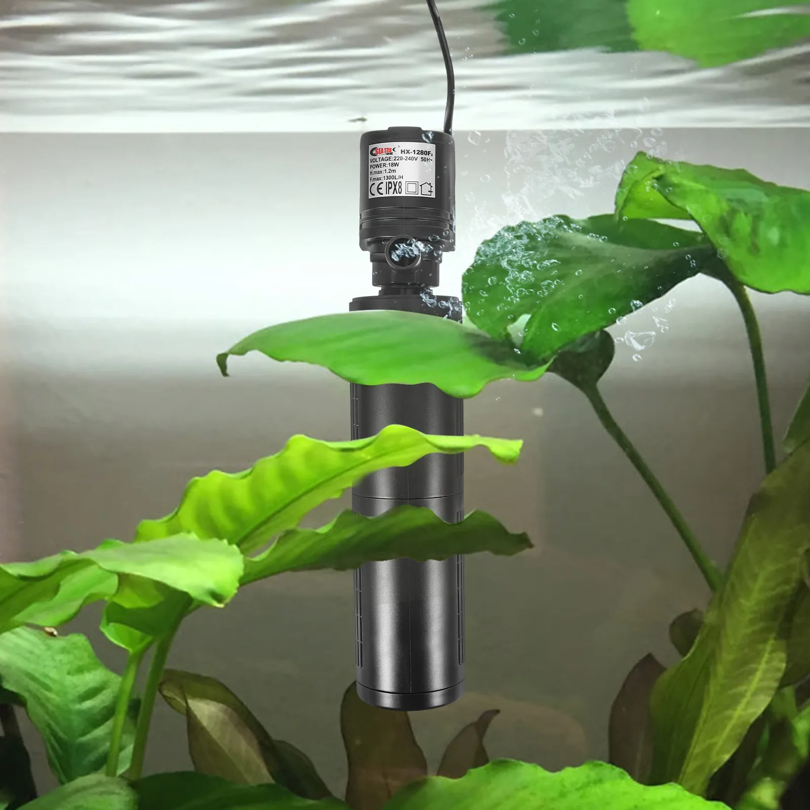 Professional Aquarium Internal Filter Three-in-One Submersible Filter with Oxygen Adding Function for Home Office Small