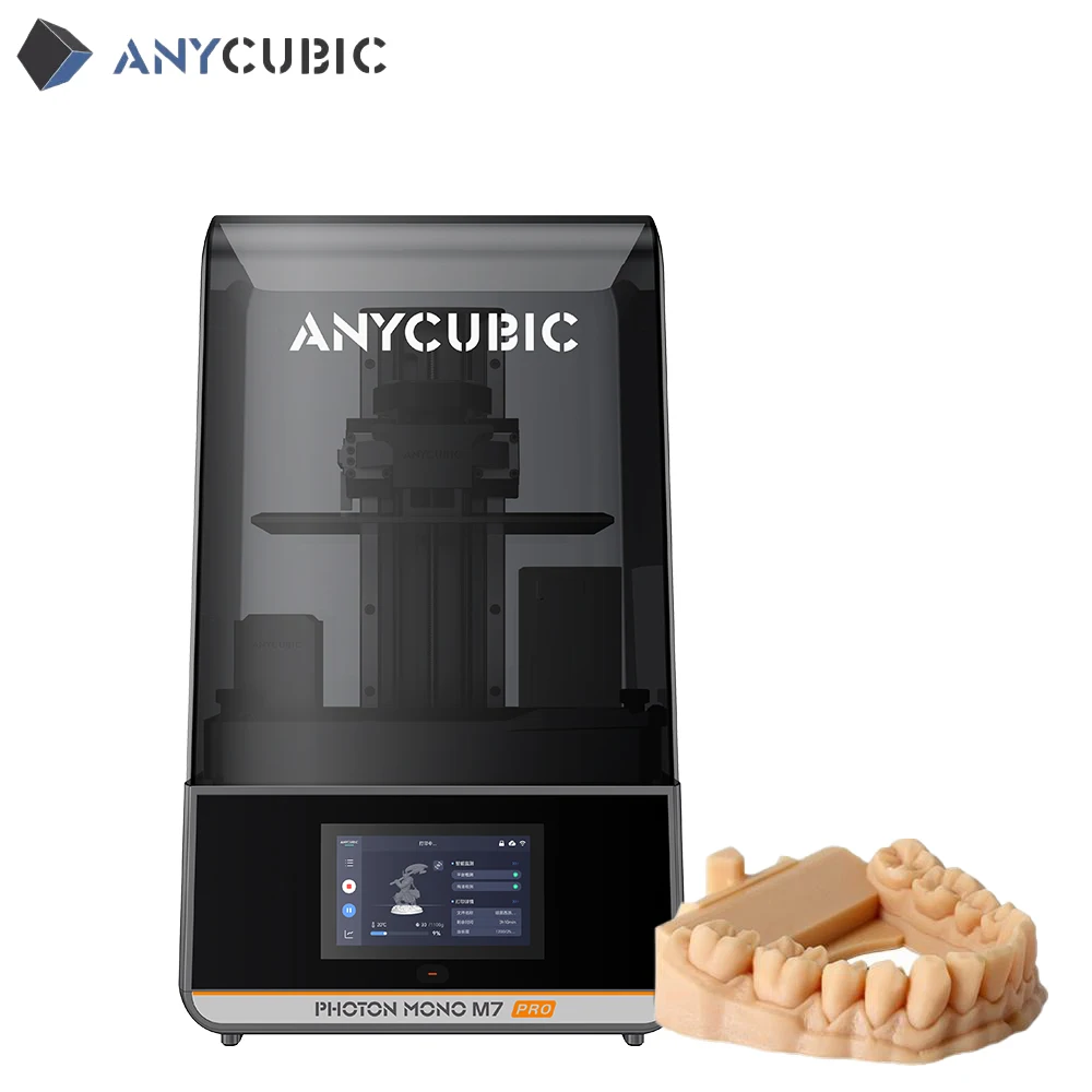 

ANYCUBIC Photon Mono M7 Pro 10.1'' LCD Resin 3D Printer 14K Mono MSLA 3D Printer Speed Up to 170mm/h Printing Size 223*126*230mm