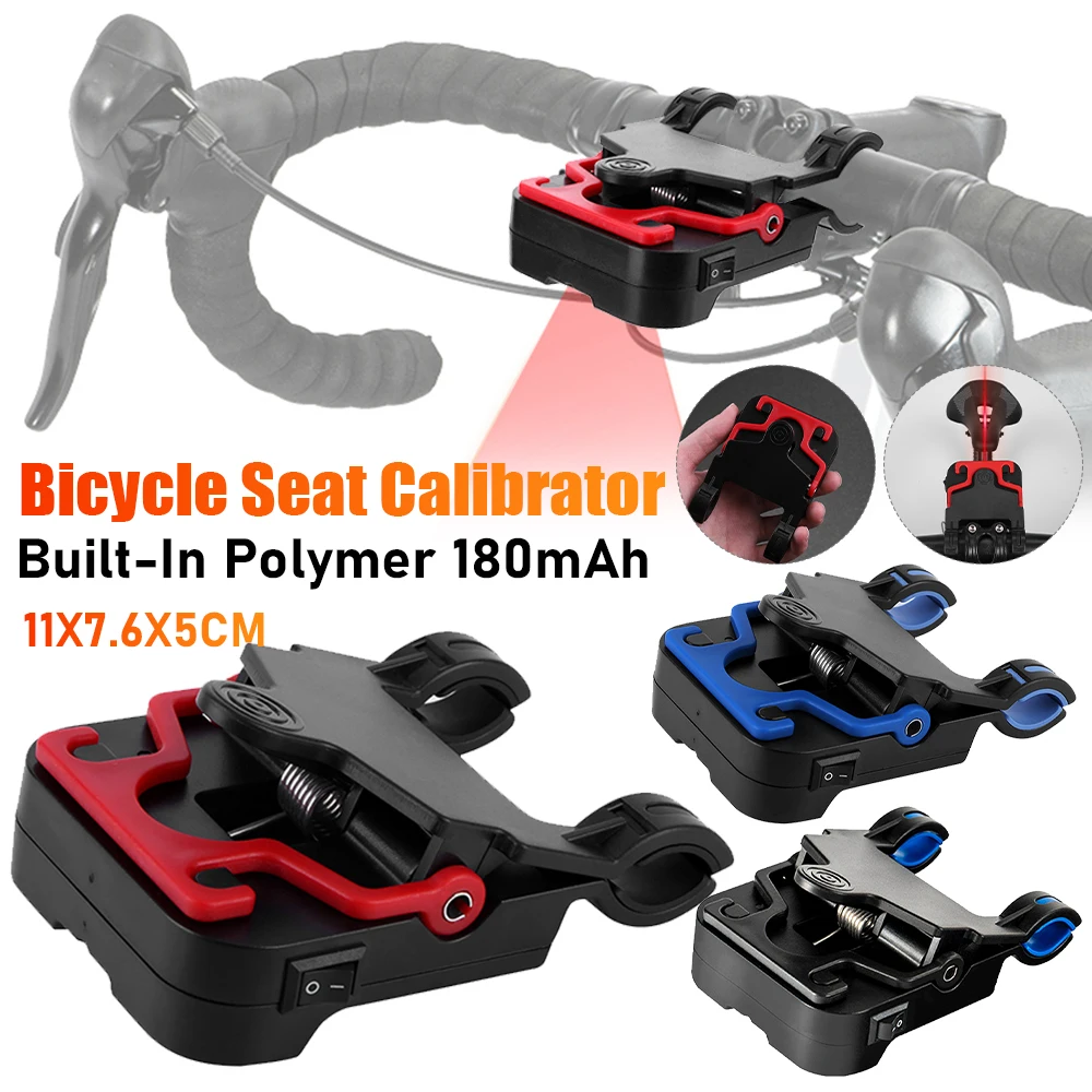 

New Bike Saddle Calibrator Bike Tool Bicycle handlebar Laser Aligner Seat Center Adjuster Measurement Tool Aligning Indicator