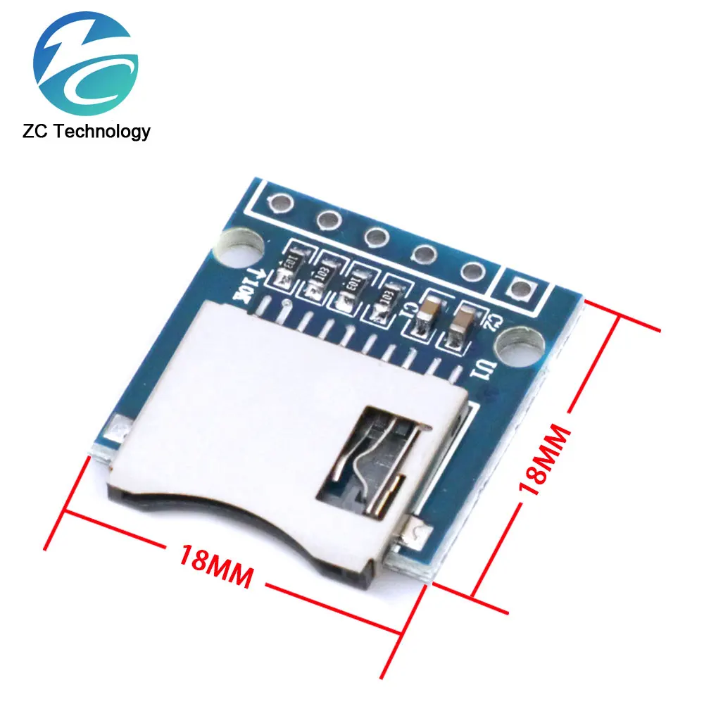 Micro SD Storage Expansion Board Micro SD TF Card Memory Shield Module SPI per Arduino Promotion Mini TF Card Module