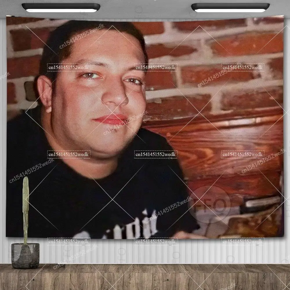 Funny Sal Vulcano Impractical Jokers Tapestry Wall Hanging Aesthetic Room Decor Meme Tapestry Yoga Carpets Dorm Decoration