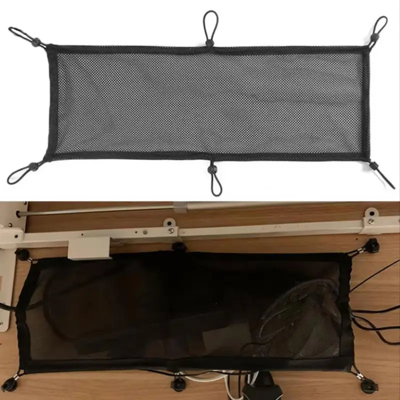 Under Desk Cable Management Net Mesh Line Finishing Home Office Desk Wire Organizers Durable Wire Hiders Cable Management Tray