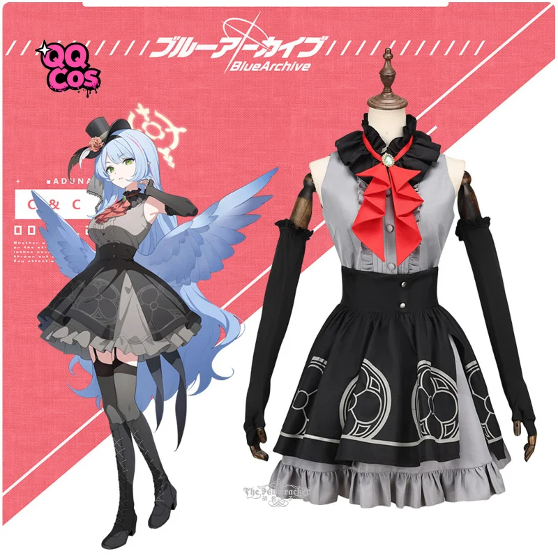 

Blue Archive cosplay Christmas Party Gorgeous Uniform Accessories Props Complete Set QQcos