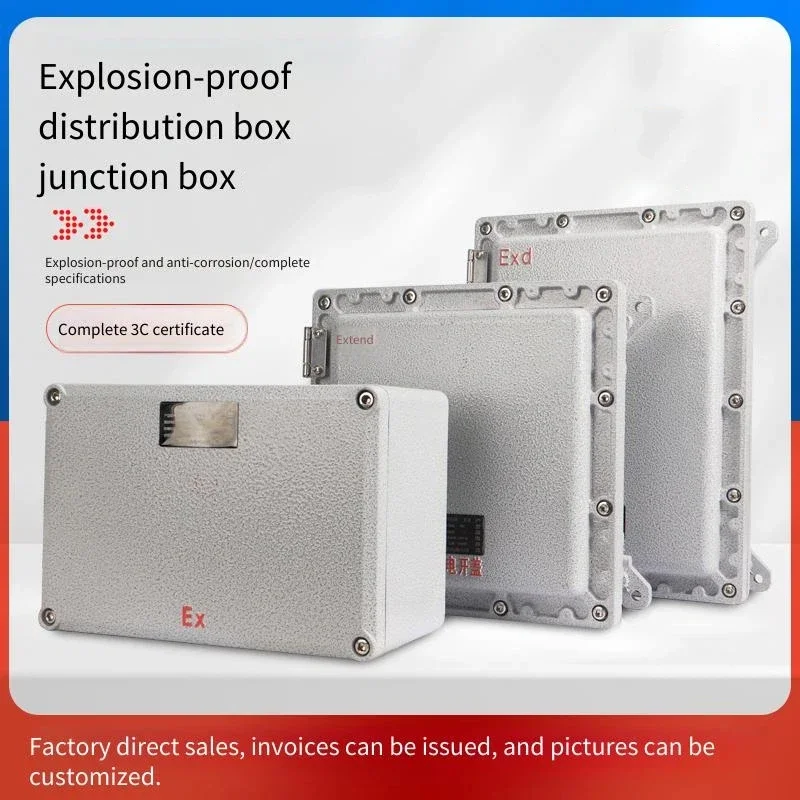 Explosion-Proof Electrical Distribution Box Control Wire Monitoring Instrument Cabinet Junction Box for Safety Applications