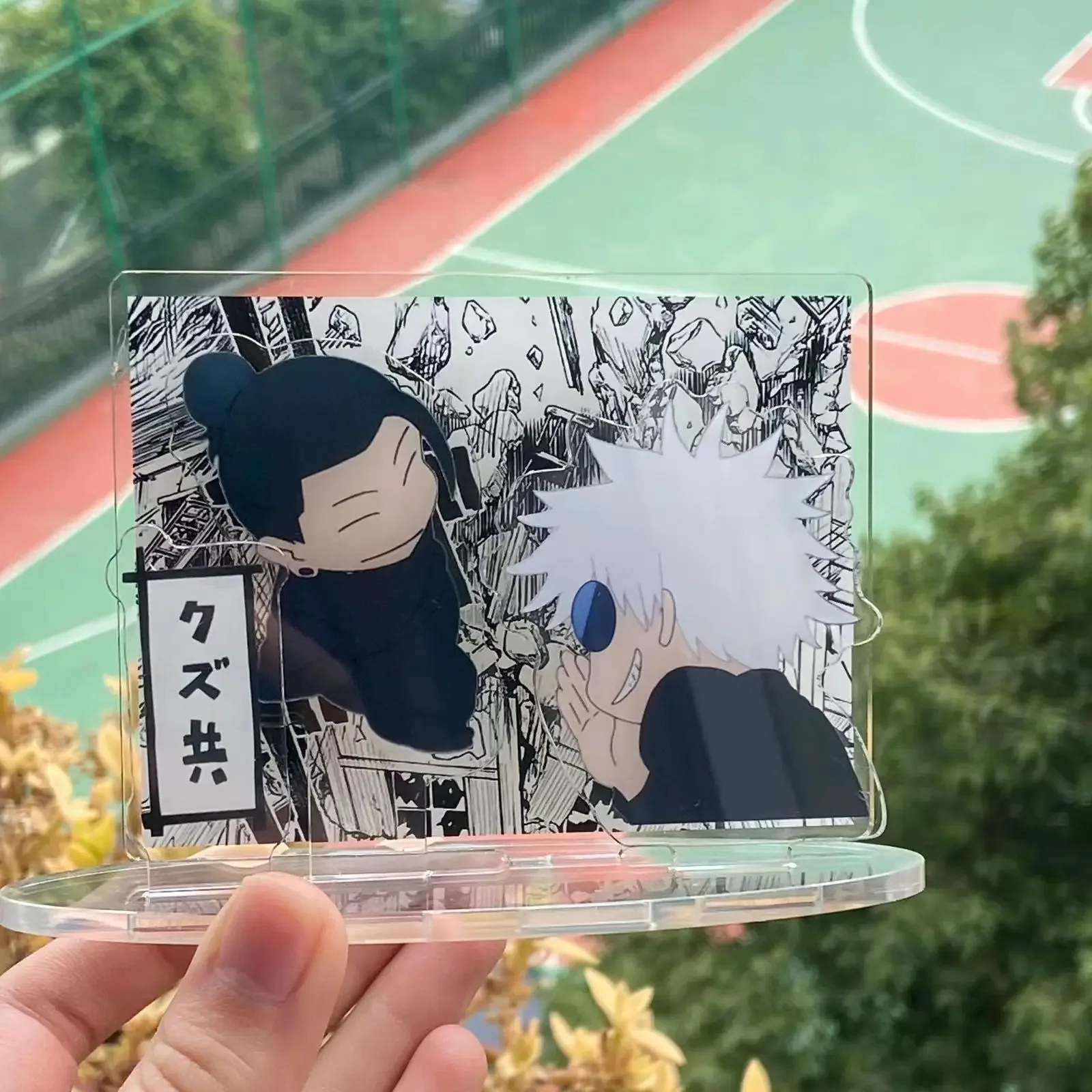 

Anime Jujutsu Kaisen Satoru Gojo Geto Suguru Cosplay Cutie Acrylic Tabletop Stand-up Decoration Standing Sign Ambitus