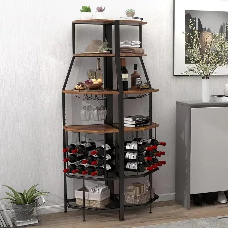 Slide Display Site Cabinet Of Wine Cellar Drinks Living Room American Bar Kitchen Air Cabinet Table Bar Cart Gold Vitrine Teapot image 4