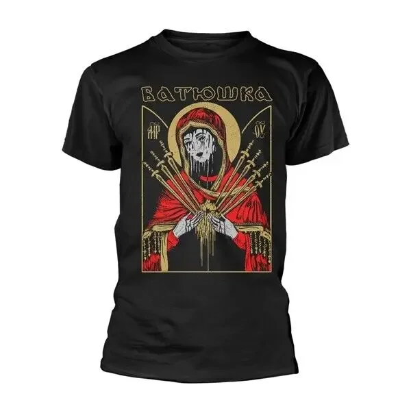 Batushka Maria Ii Red T Shirt Front Back Print