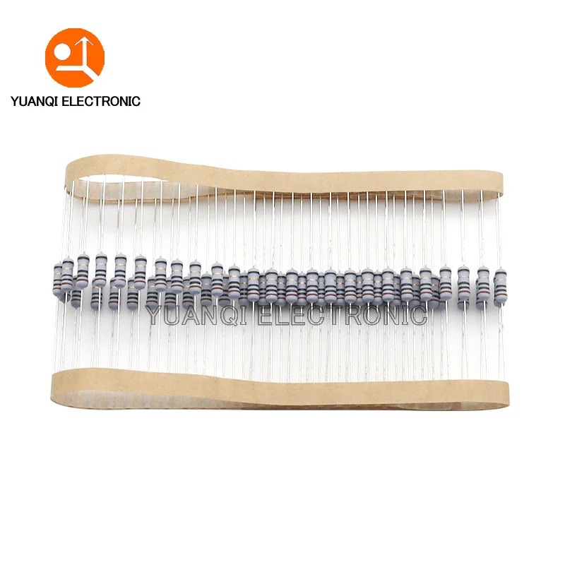 와이어 권선 저항기 퓨즈 권선 저항, 1/2W 5% 0.5W, 0.1R, 0.15R, 0.22R, 0.5R, 1R, 2.2R, 4.7R, 10R, 22R, 33R, 47R, 100R, 220R ohm, 20 개