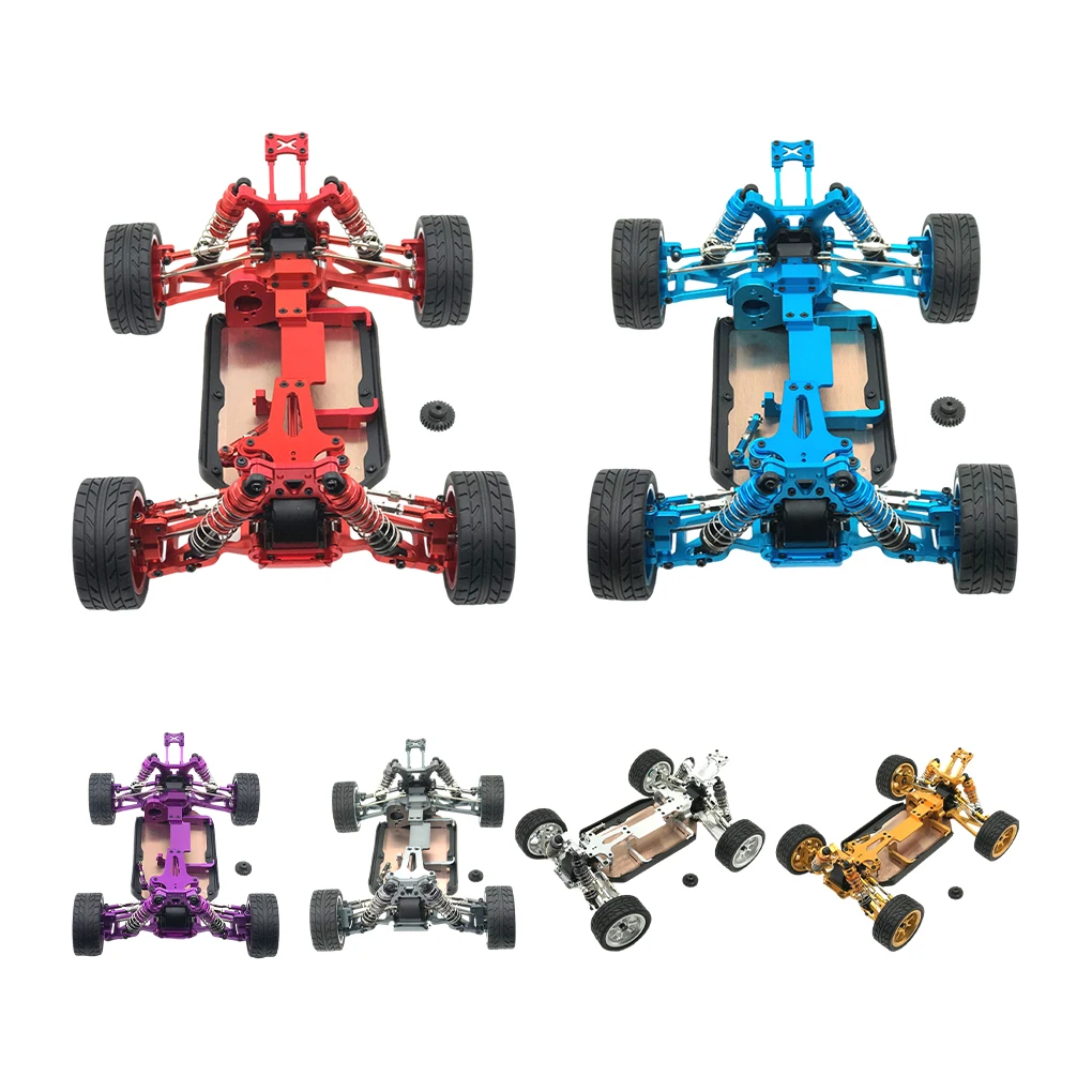 Aluminum Alloy Car Frame Metal Modified Frame For Wltoys 144001 144002 144010 1/14 RC Car Upgrade Part