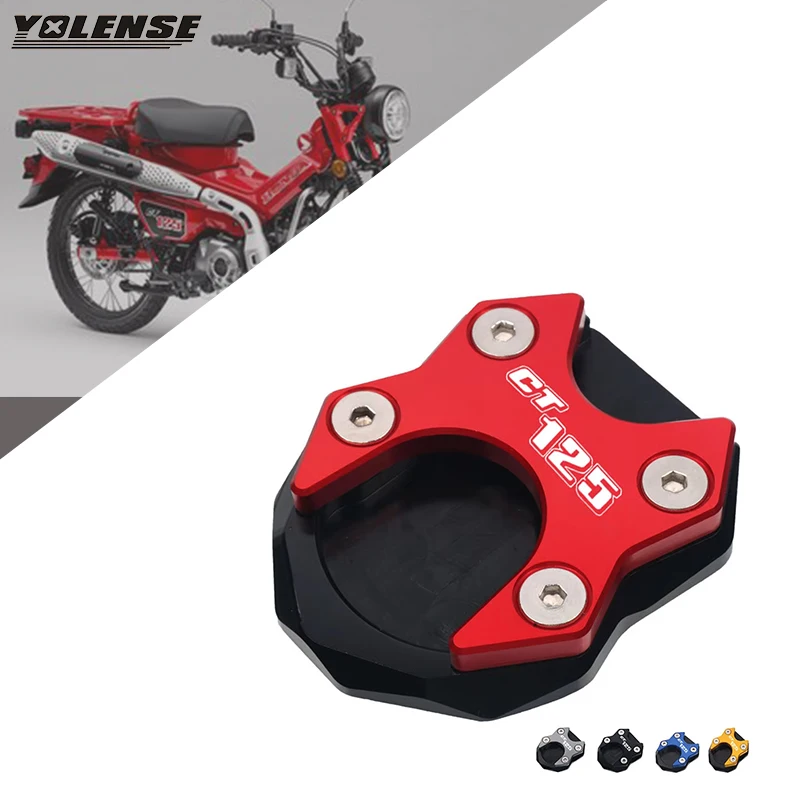 Motorrad Zubehör CNC Ständer Fuß Seite Stehen Verlängerung Pad Unterstützung Platte Vergrößern Für CT125 CT125 2020 2021