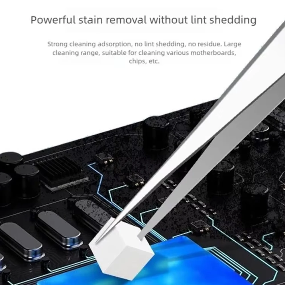 Nano Cleaning Sponge for Motherboard Chips High-Density Melamine Oxidation Grime Without Scratching Circuits BGA Tool 500Pcs/Box