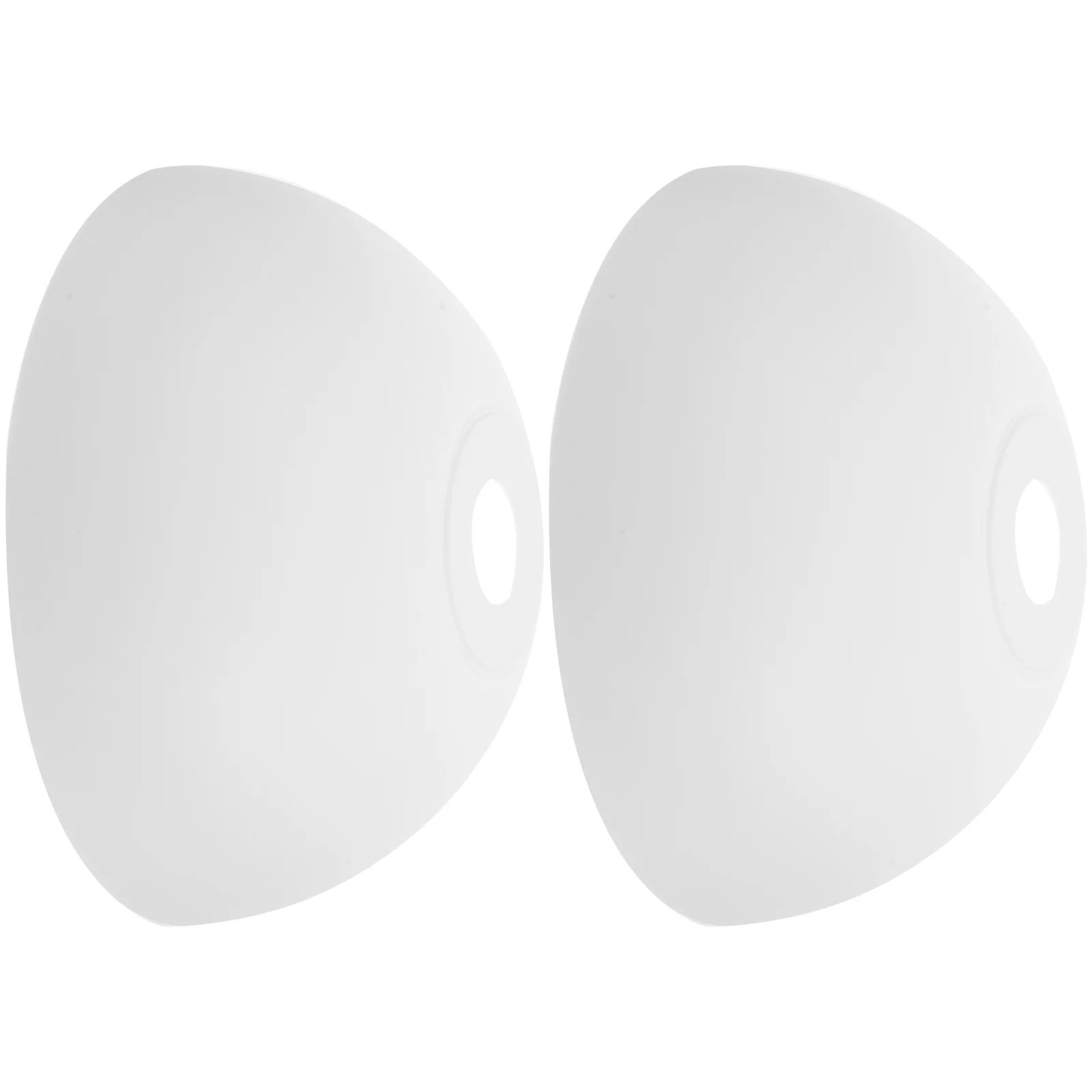 2 Pcs Floor Lamp Light Covers White Plastic Lampshade Desk Shades for Wall Replacement Earth Simple Household Ceiling