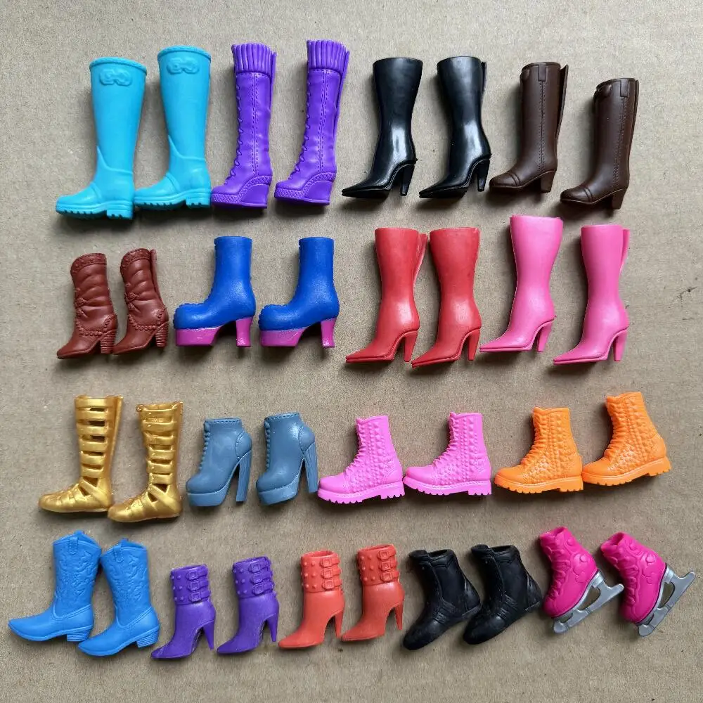 1/6 Original Doll Shoes High Heels Boots Slippers For Girl Doll Dressing DIY Doll Accessories For Universal 30cm Doll  Feet