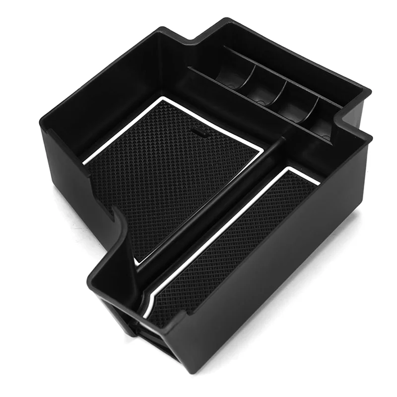 Car Insert Front Center Storage Box Armrest Box Storage Tidying Console Organizer Tray Box for XC60 S90 V90CC