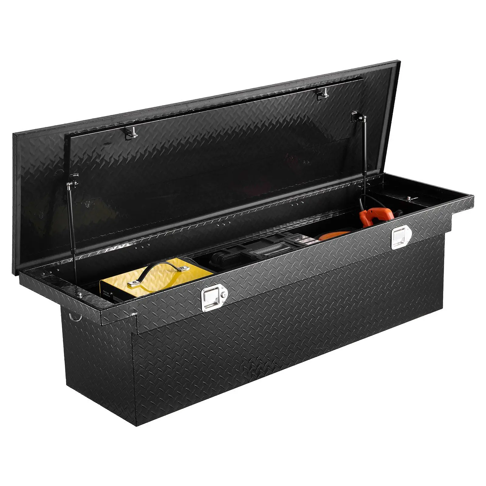 

Crossover Tool Box 69x20x14 In Heavy Duty Aluminum Toolbox with Side Handles