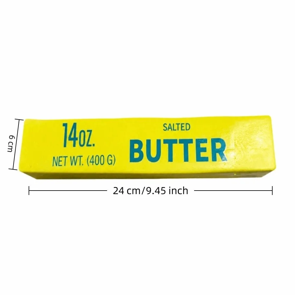 Super Soft Cheese Butter Stick Squeeze Toy Stress Relief Hand Relaxation Simulation Food Fidget Toy Slow Rising Pinch Toy