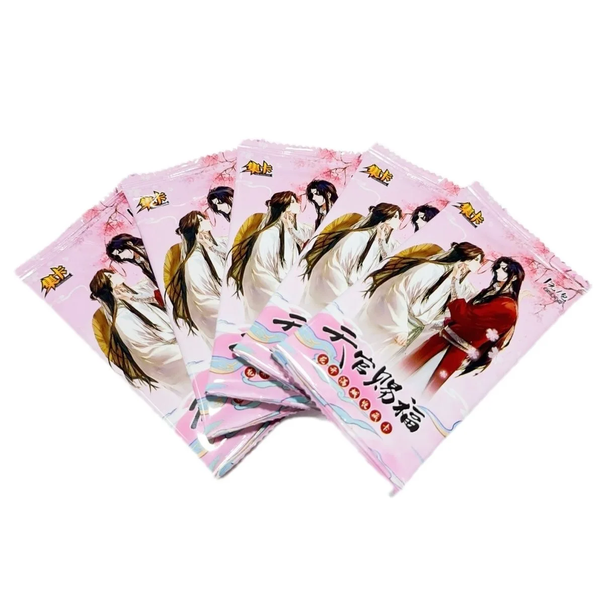 Tarjeta Lomo láser de bendición oficial del nuevo cielo TGCF Xie Lian, personajes de cómic Hua Cheng, tarjetas periféricas de colección SSP SSR