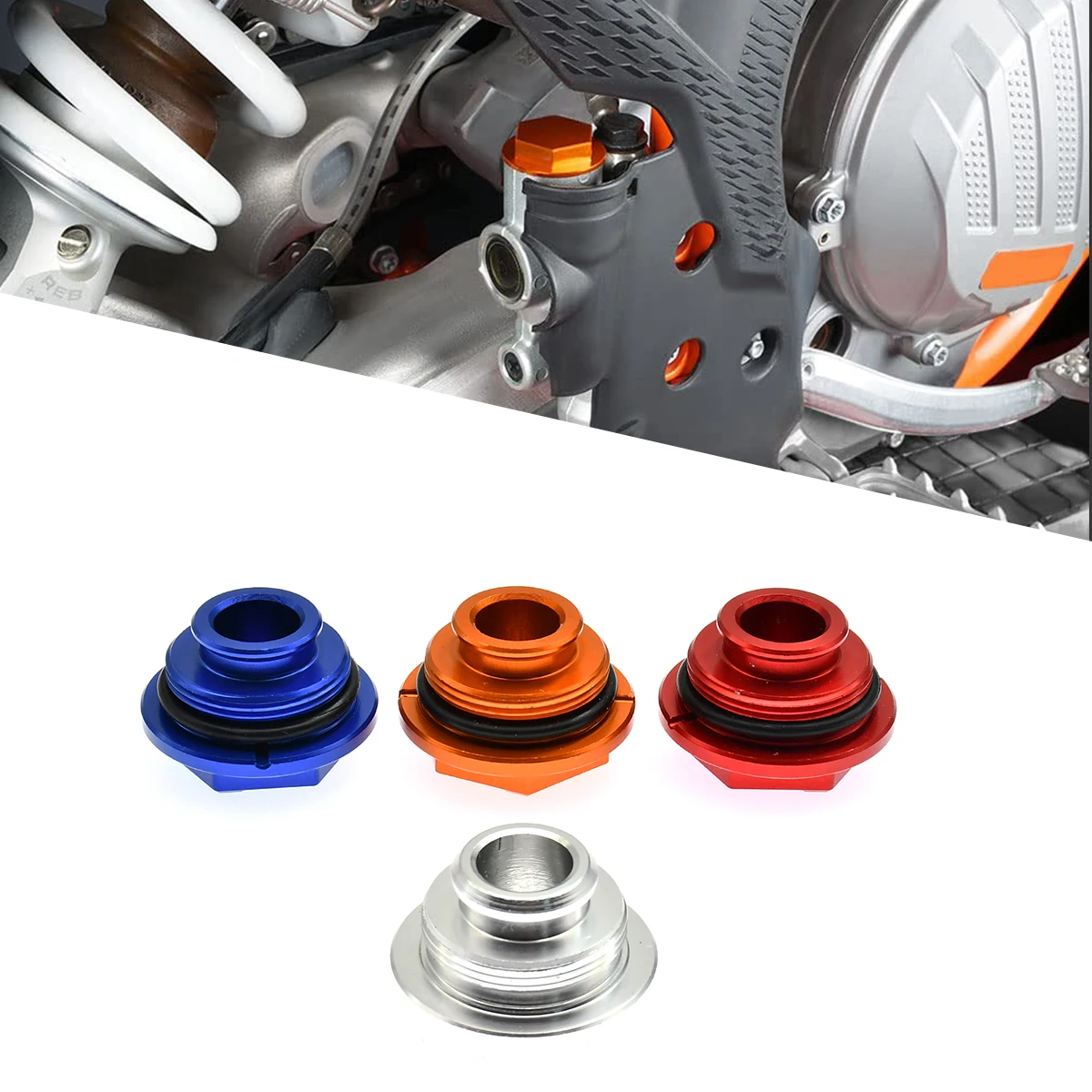 

Motocross CNC Rear Brake Reservoir Cover Cap For GasGas EX MC 250 300 450 KTM EXC XCW XCFW SX SXF XC For Brembo Brakes Parts
