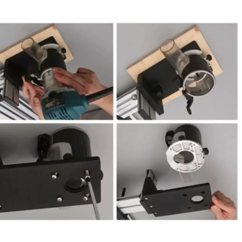 Adjustable Guide Rail Compatible With Electric Circular Saw, DIY Woodworking Cutting Tool Accessories For Wood Processing