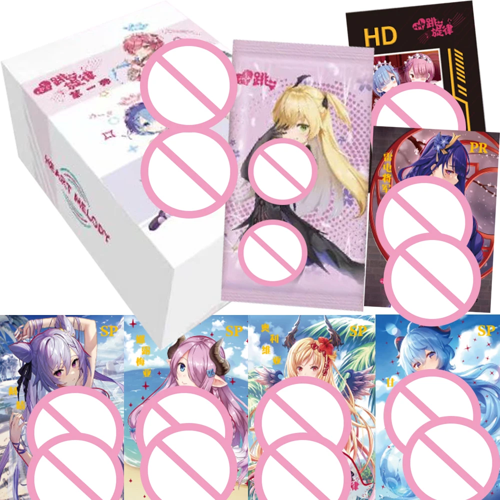 

Heart Melody Collection Cards Classic Popular Charm Goddess Anime Game Characters Rare Limited Hide Frosted Film Cards Toy Gift