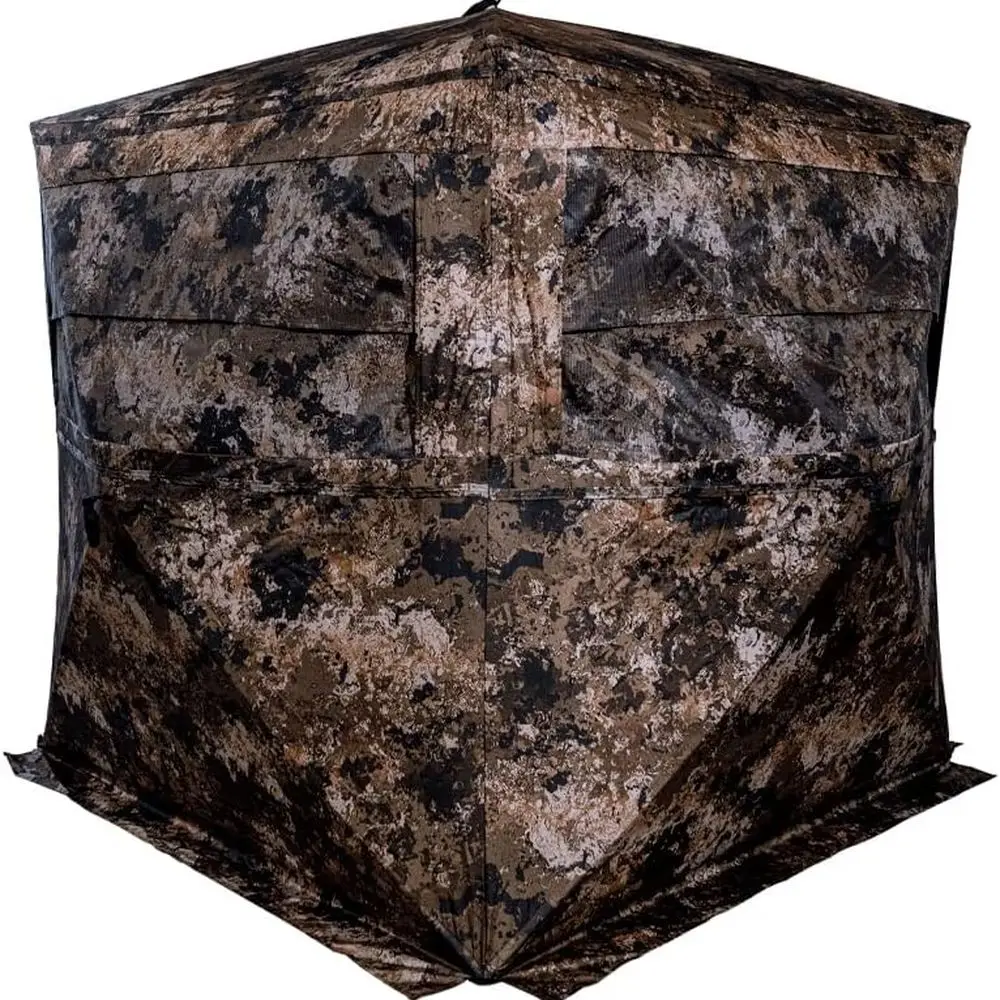 향상된 은폐 및 편안함을 위한 일방향 메쉬 사냥용 블라인드