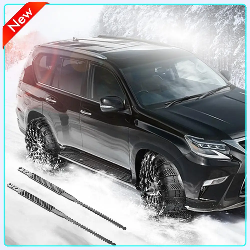 TPU Universal Anti-Skid Snow Tire Chains Fit for Pickup Trucks SUV & Sedans Reusable Winter Wheel Chains Chains for Snow Ice Mud