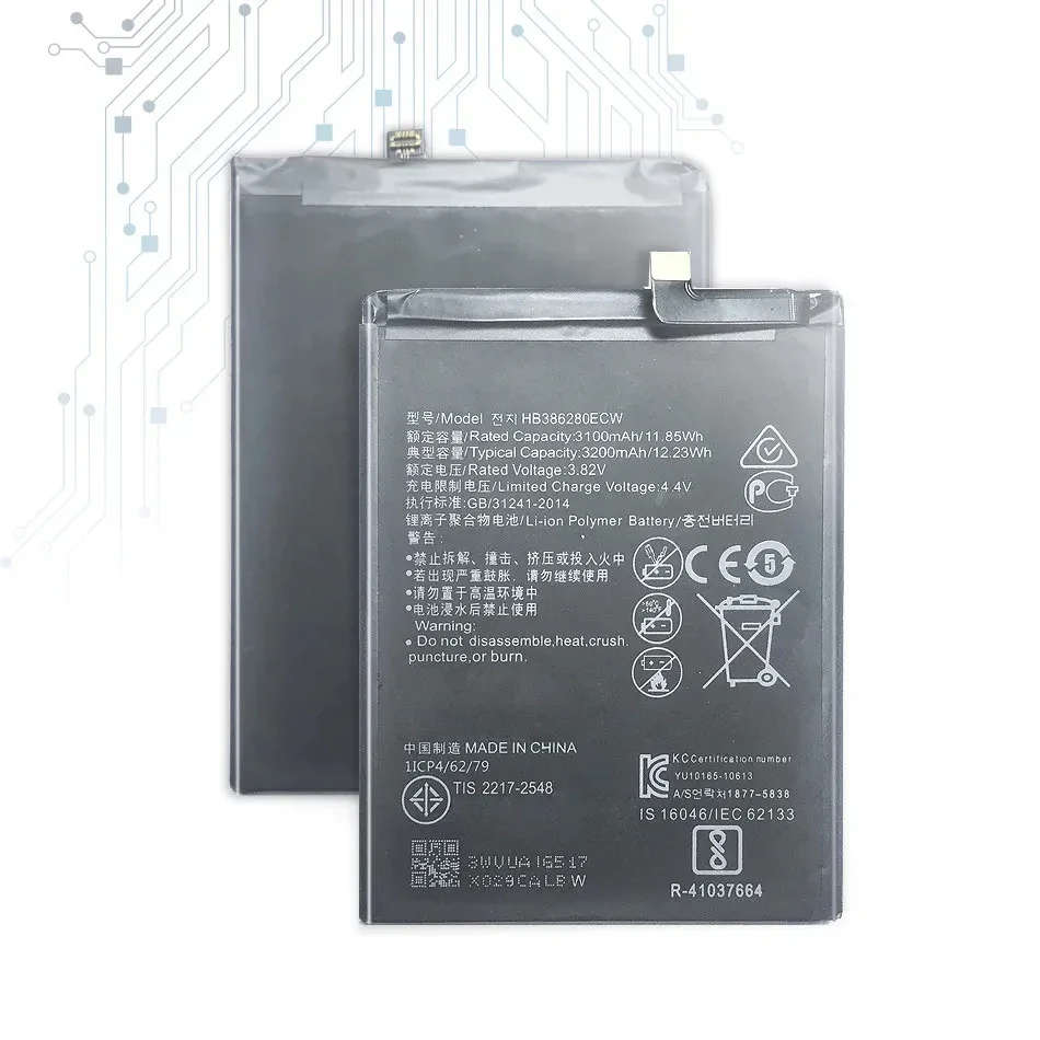 HB386280ECW Battery for Huawei Honor 9 STF-L09 STF-AL10 for Honor9 STF L09/AL10 Bateria with Tracking Number