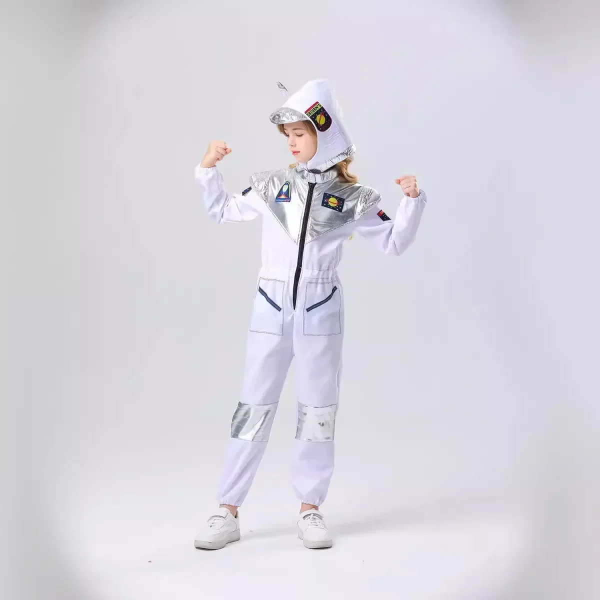 

Spacesuit Astronaut Stage Costume for Children, Cosplay