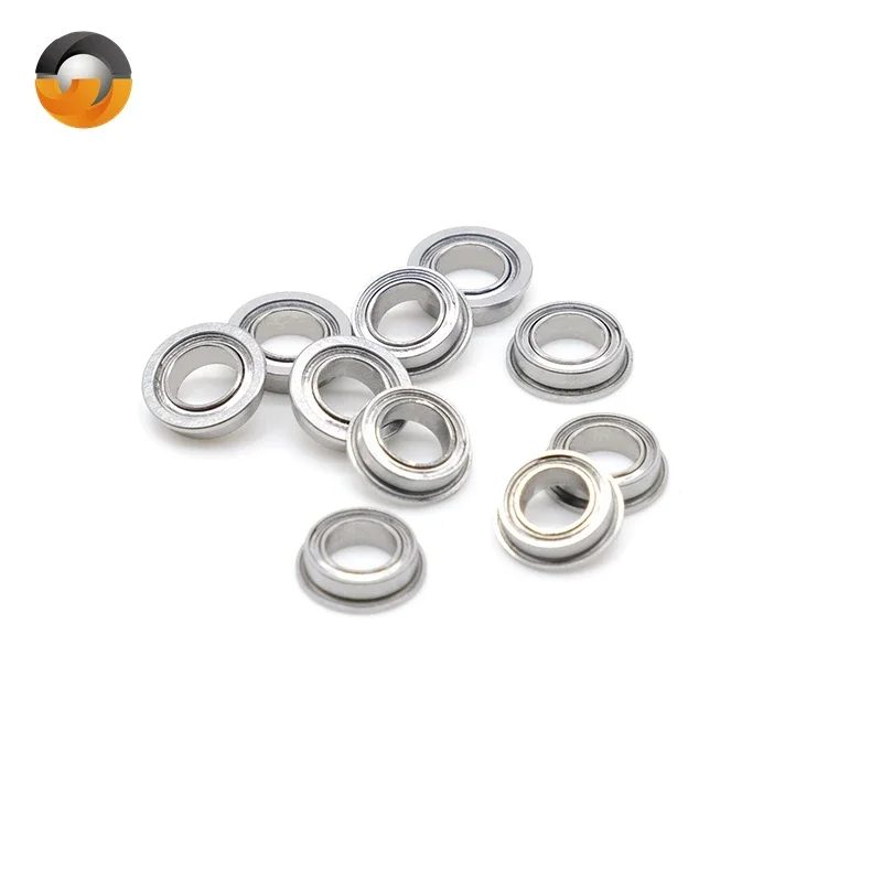 

10Pcs MF85ZZ 5x8x2.5 mm ABEC-7 Miniature Flange Bearing High Quality MF85Z MF85