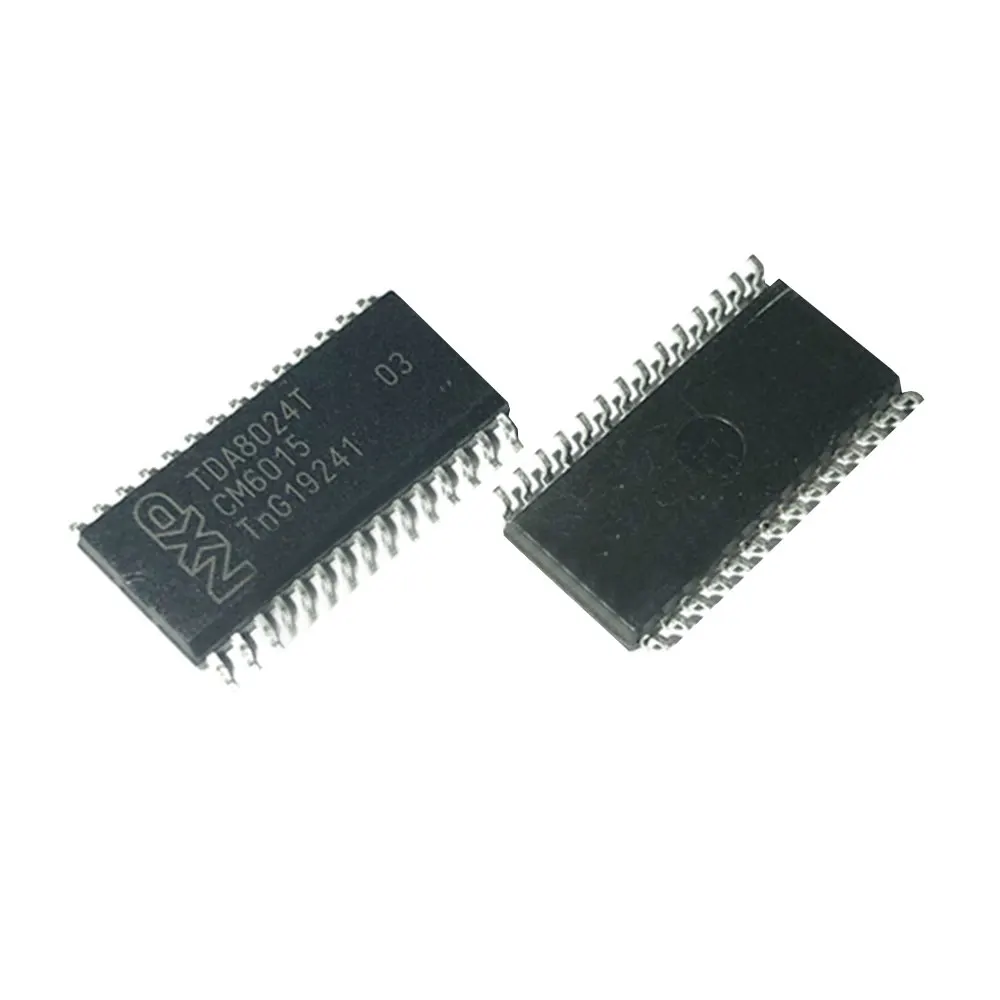 TDA8024T TDA8024 TDA8024T/C1IC card interface chip SOP28 New and original IC card interface chip, analog interface circuit, the