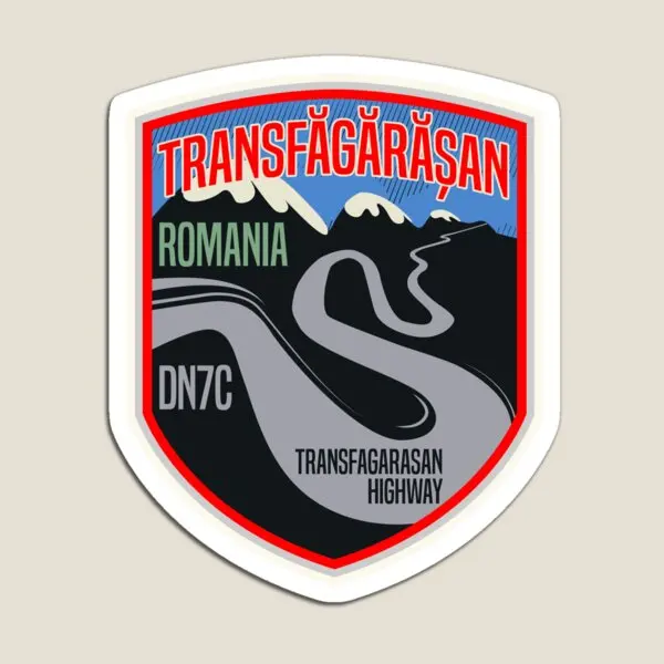 Transfagarasan rodovia romênia ímã casa bonito geladeira colorido engraçado decoração titular adesivos crianças magnético