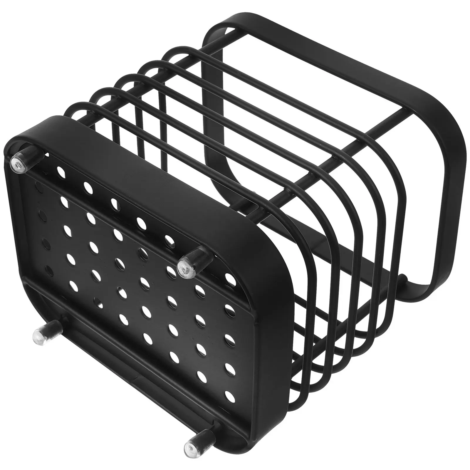 

Stainless Steel Toothbrush Holder Multi Functional Bathroom Storage Rack for Toothbrushes Shaver Razor Lotions Toothpaste