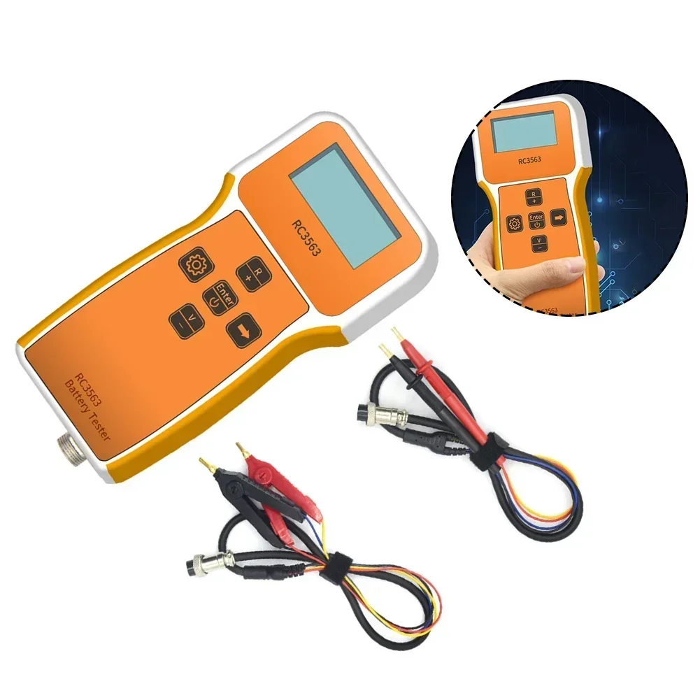 Professional Battery Voltage and Internal Resistance Meter for RC3563 Lithium Batteries Wide Measurement Capability