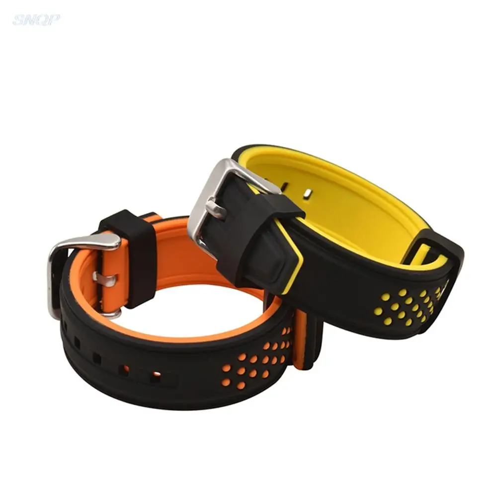 20 مللي متر 22 مللي متر 24 مللي متر 26 مللي متر سيليكون الفرقة حزام لساعة سامسونج جالاكسي 42 مللي متر 46 مللي متر نشط 2 جير S3 S2 Amazfit الإفراج السريع سوار