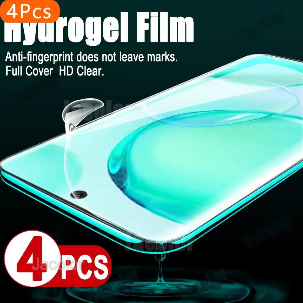 

4PCS Screen Protector For Honor 50 NTH-NX9 AN00 Hydrogel Safety Film For Honor50 Pro Honer 50Pro Soft Water Gel Film Not Glass