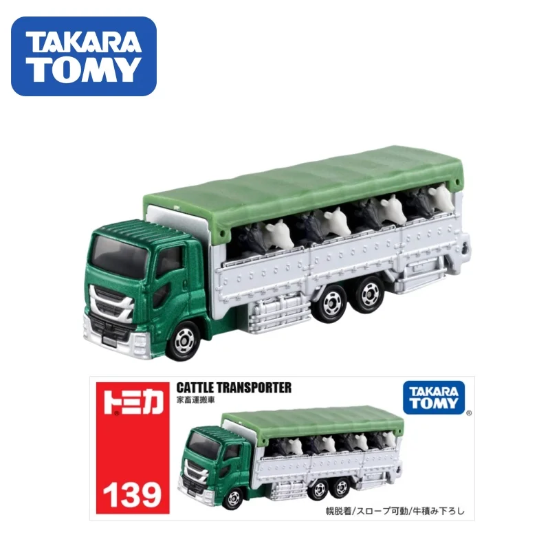 

Takara Tomy Tomica миниатюрный литой автомобиль из сплава No 137 длинная корова-транспортер для скота подарок на праздник для мальчиков детские игрушки