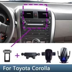 Car Phone Holder For Toyota Corolla 2008 2009 2010 2011-2013 Car Phone Holder Special Fixed Bracket Base Wireless Charging