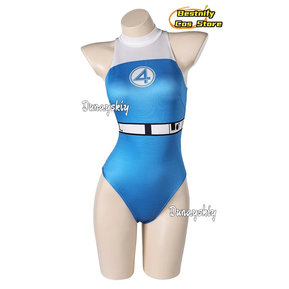 CosplayGame Rivals スーザン・ストーム コスプレ 水着 コスチューム xs-2xl 全身タイツ ボディスーツ スーツ アニメ/ビーチパーティー 女性用 ロールプレイング ジャンプ