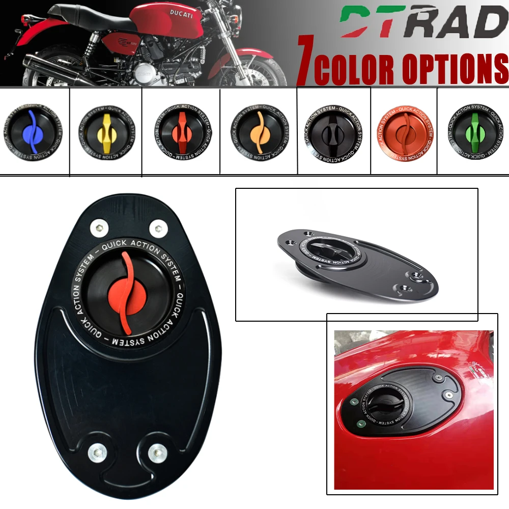 

Аксессуары для модификации мотоцикла DUCATI GT1000 2007-2010/MULTITRADA 1000S 2007-2009, алюминиевый сплав CNC · крышка топливного бака