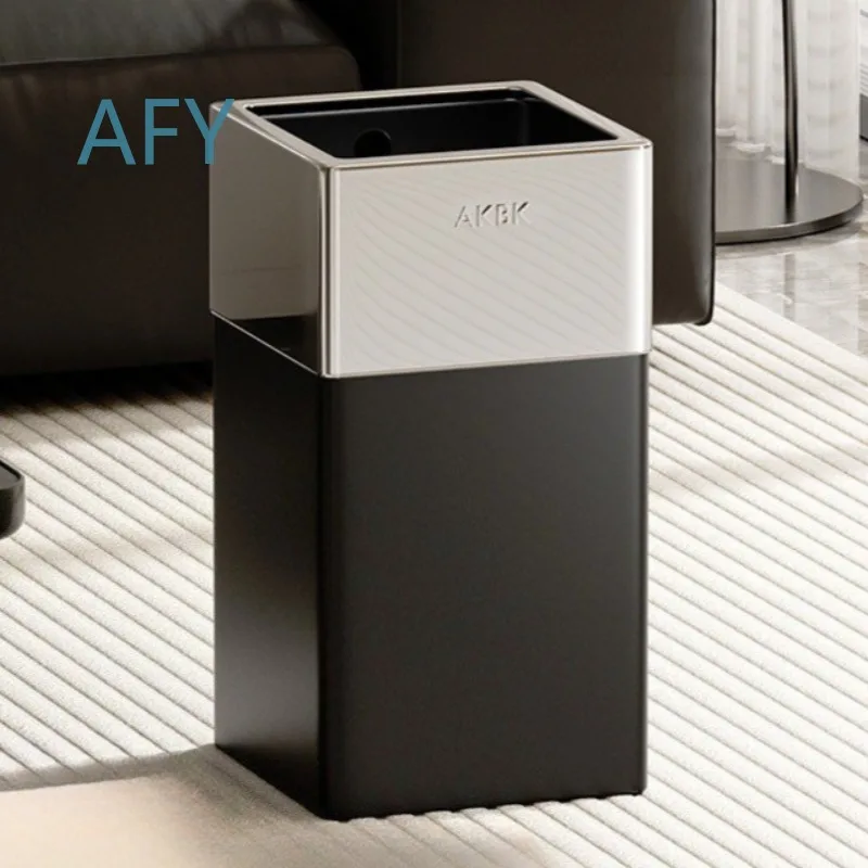 for Kitchen Bathroom Bedroom Living Room Trash Can for Household Luxury Large Waste Bin for Toilet Cleaning Garbage Can