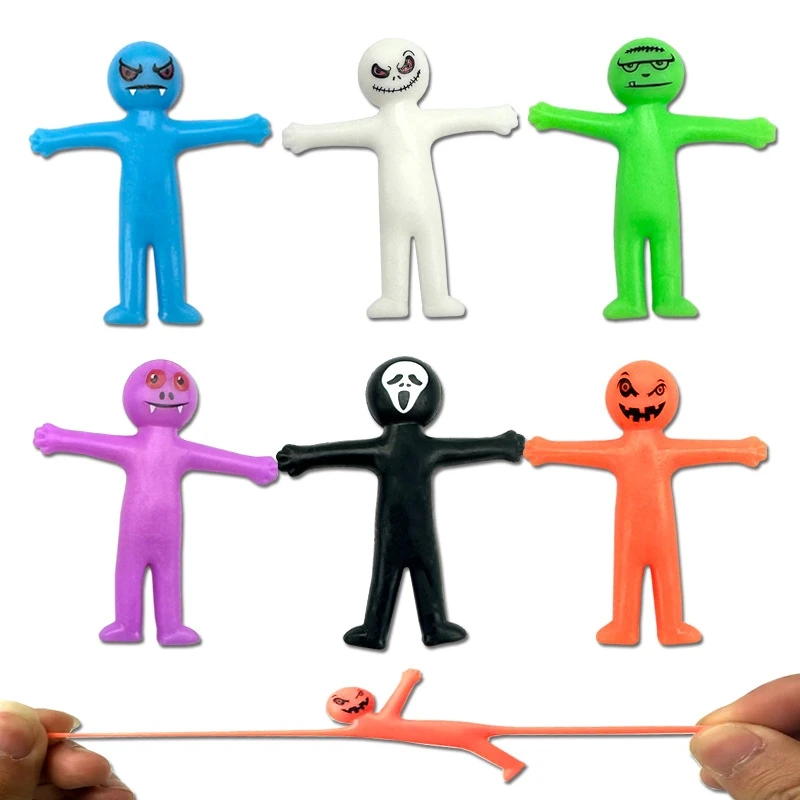 Halloween Pumpkin Toy Blind Box - Surprise Prank Gashapon - Squishy Stretch Fidget Toy for Children's Day Gifts