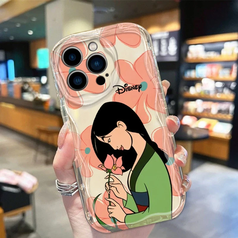 Disney Mulan Cartoon Phone Case For iPhone 16 15 14 13 12 11 Pro Max X XS Max XR 12 13 Mini 7 8 Plus Shockproof Clear Back Cover