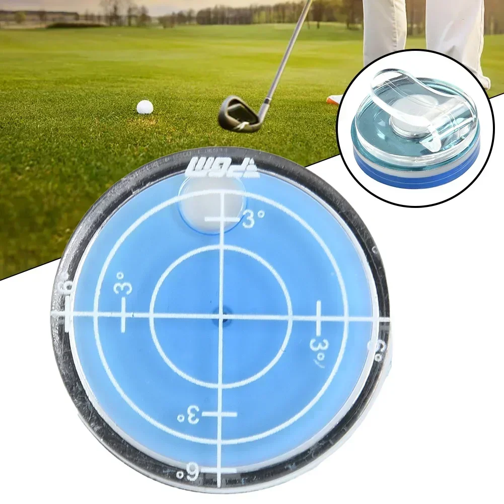 Level-Golf Cap Clip Magnetic Ball Marker Two-Color For-Golf Slope Putting Ball Marker Outdoor Golfing Sports Training Tool